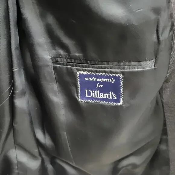 Daniel Cremieux Loro Piana Blazer Sz 41R Black Sport Coat Jacket Formal Business